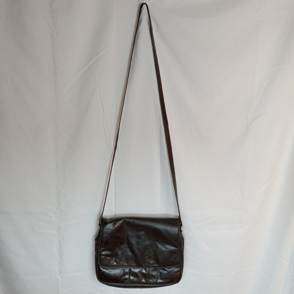 Genuine Leather Dark Brown Handbag made in India
